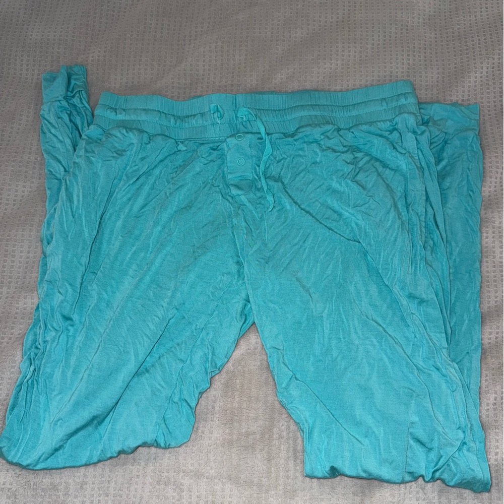 Little sleepies teal women’s jogger pajama pants